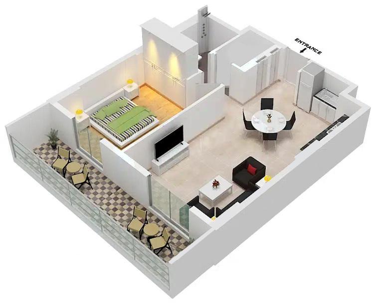 अपार्टमेंट Lux - The La Sea View 3 Dubai